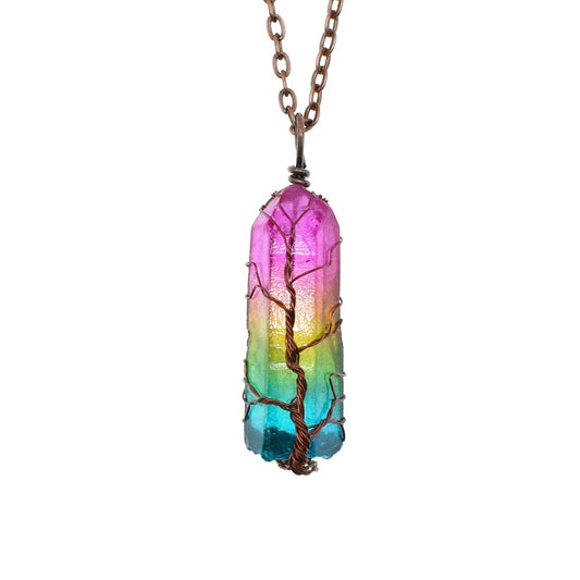 Crystal Pillar Necklace