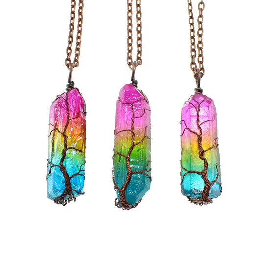 Crystal Pillar Necklace