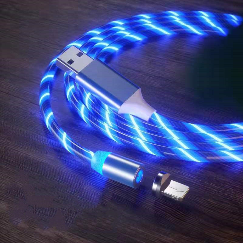 Magnetic Charging Cable Streamer Fast Charging Cable Lighting Micro USB