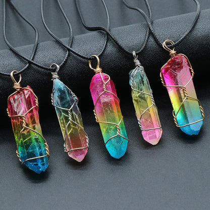 Crystal Pillar Necklace