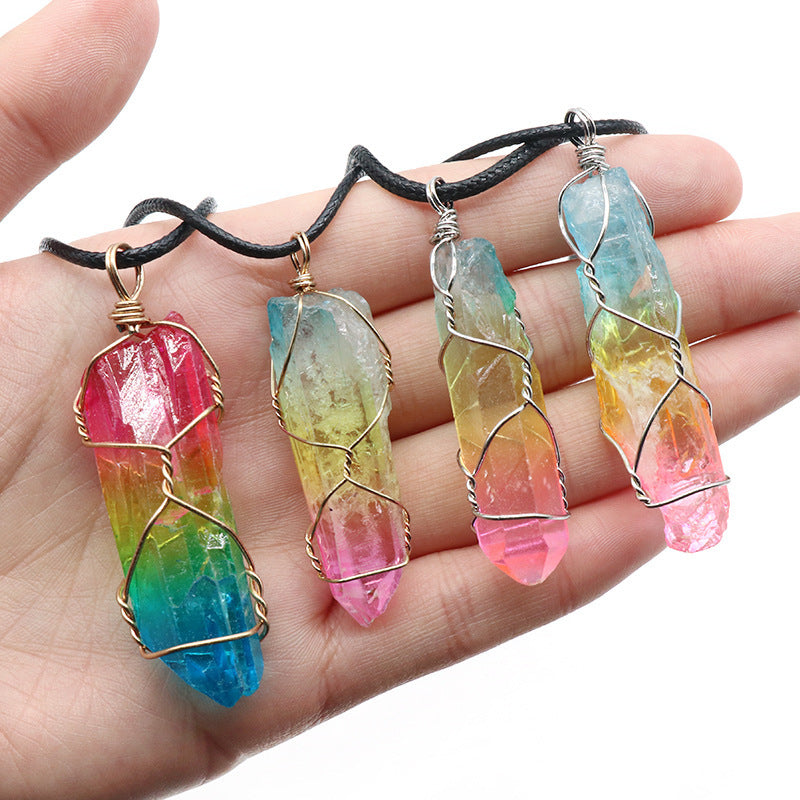 Crystal Pillar Necklace
