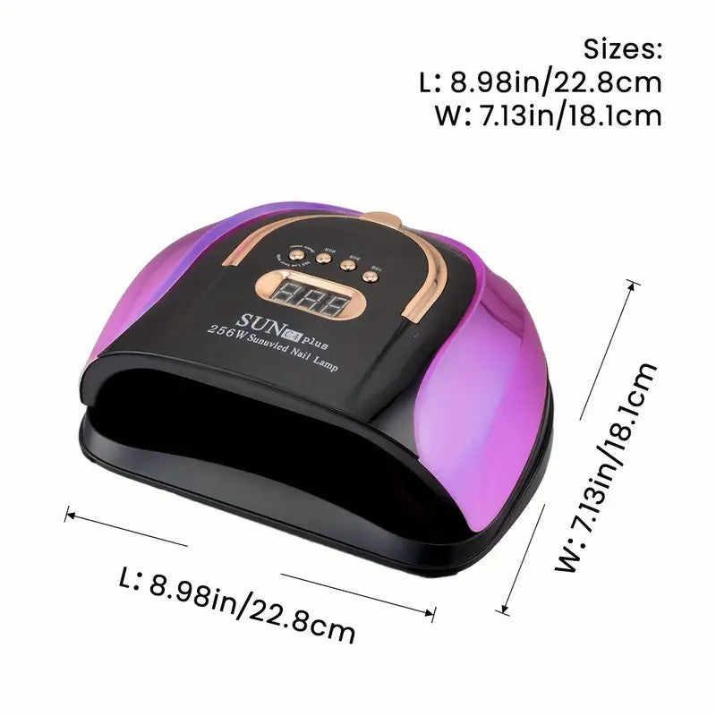 💅 Ready to Get Salon-Perfect Nails?256W High-Power UV LED Nail Lamp With 4 Timer