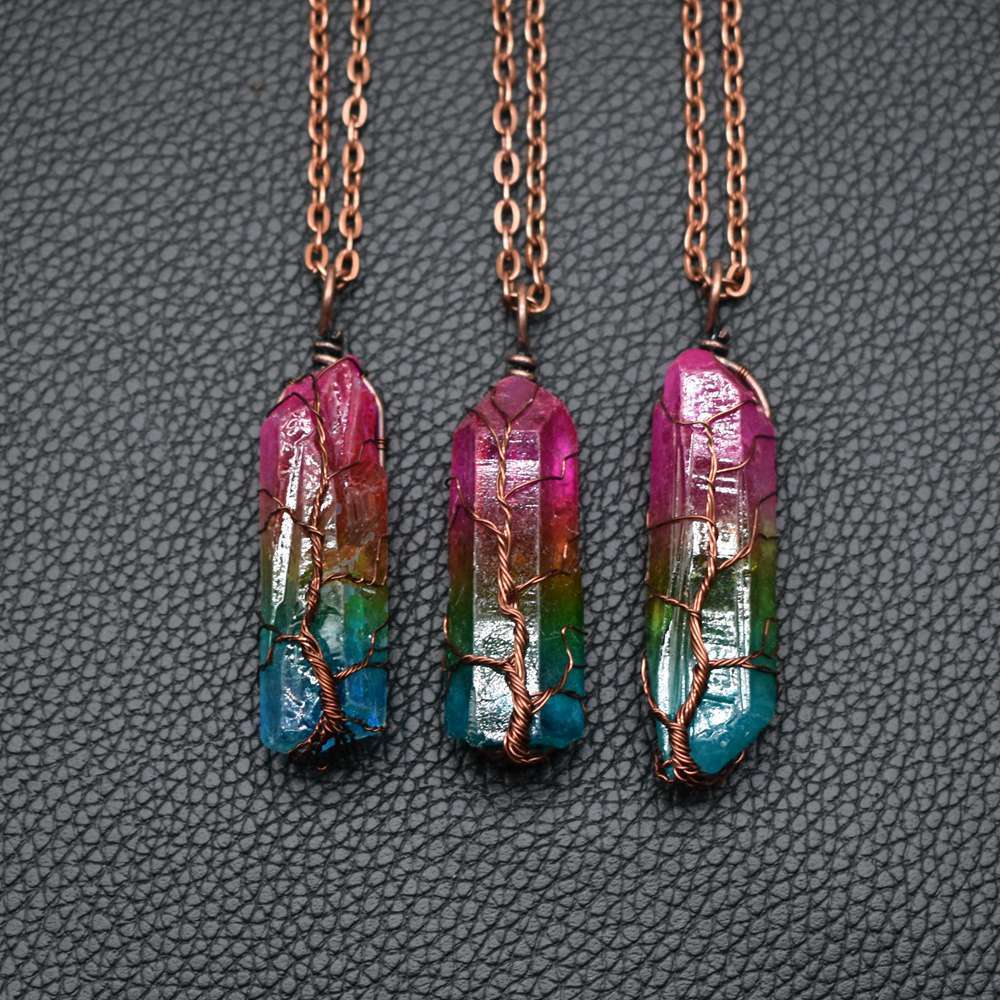 Crystal Pillar Necklace
