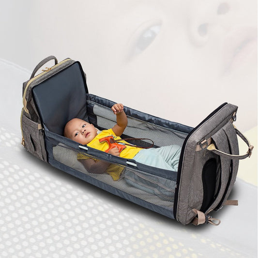 Mommy Bed Backpack Folding Large Capacity Multi-function