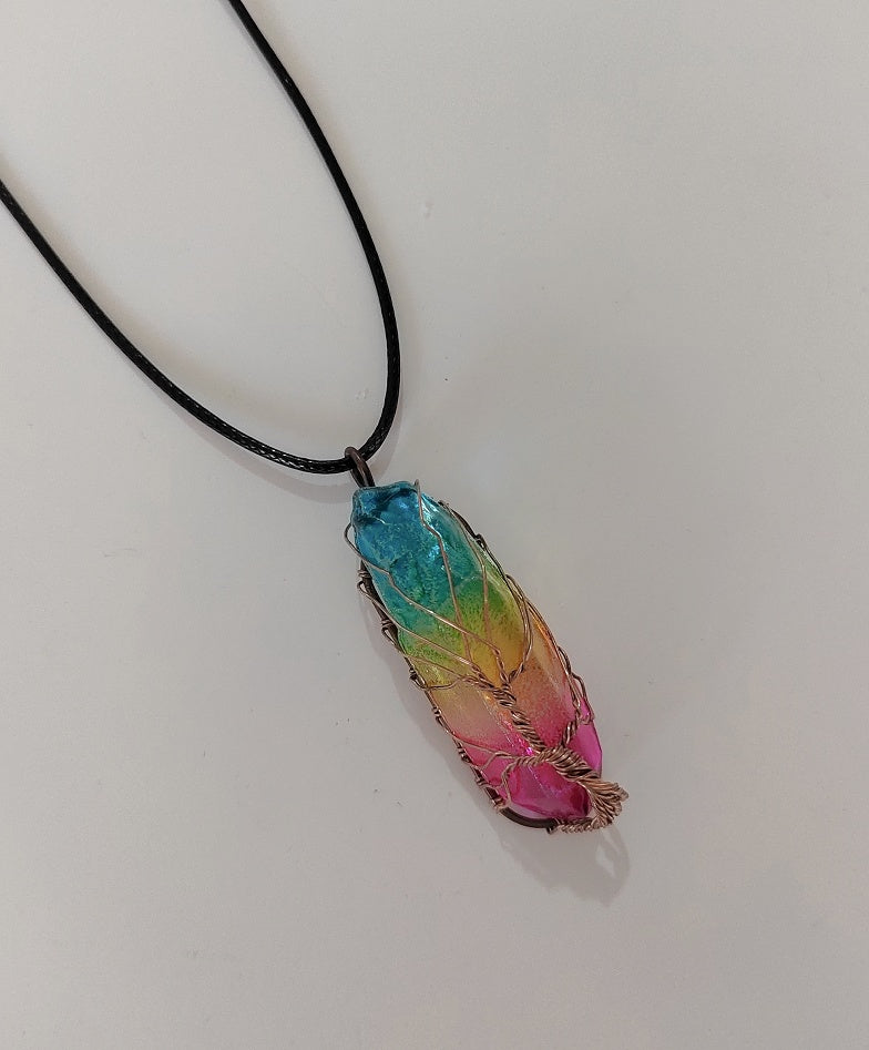 Crystal Pillar Necklace