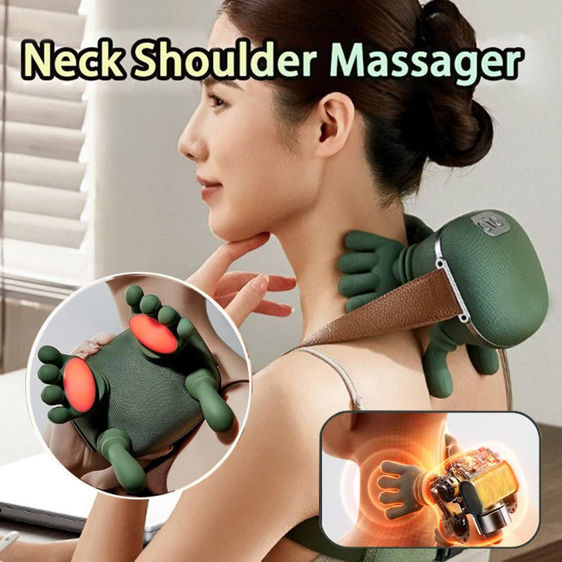 4D Neck & Shoulder Massager — Portable Heated Massage