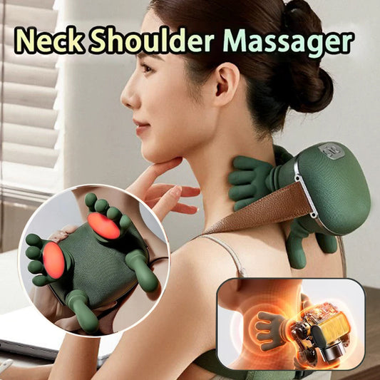 4D Neck & Shoulder Massager — Portable Heated Massage