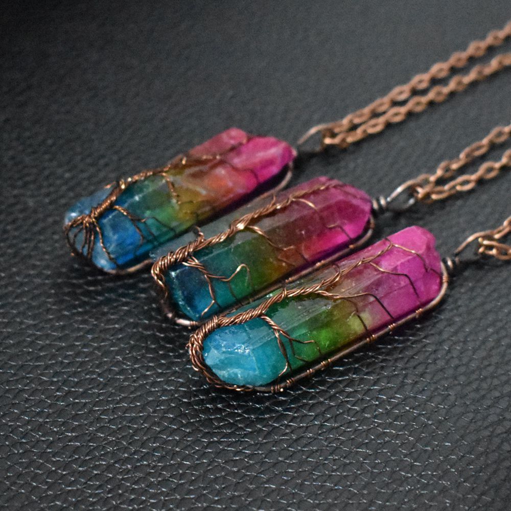 Crystal Pillar Necklace