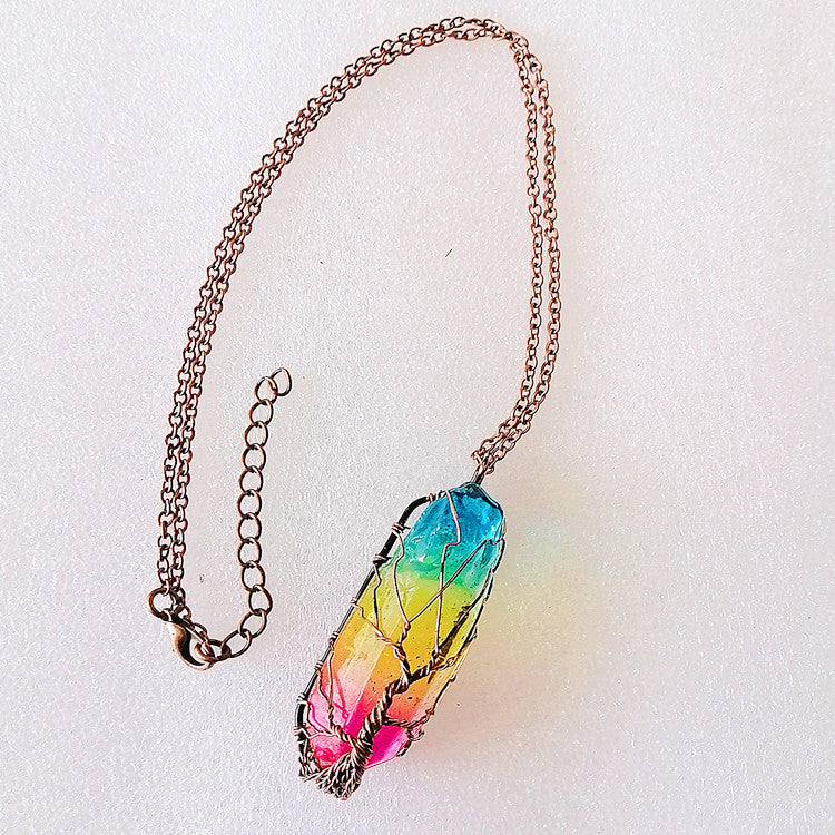 Crystal Pillar Necklace
