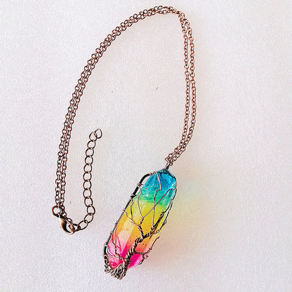 Crystal Pillar Necklace