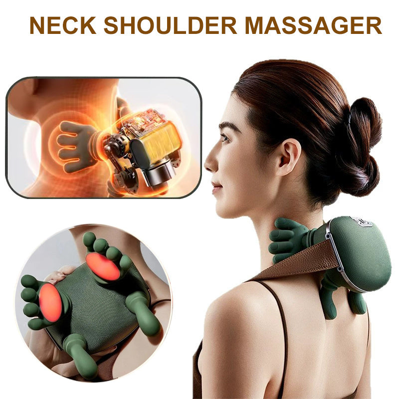 4D Neck & Shoulder Massager — Portable Heated Massage
